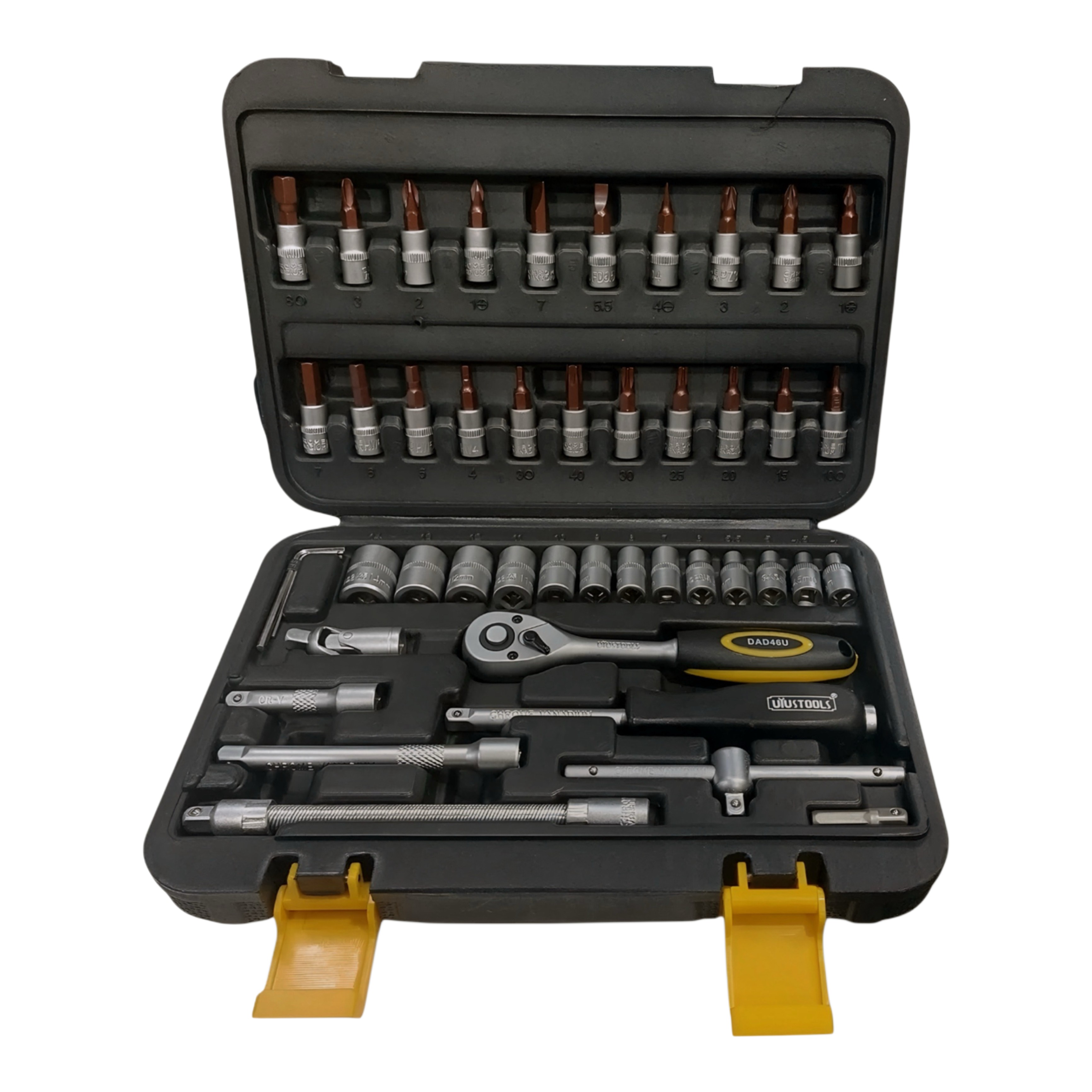 Juego de Cubos 1/4" - - 46 Pzs